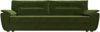 Диван Лига Диванов Нэстор Лайт (микровельвет зеленый)