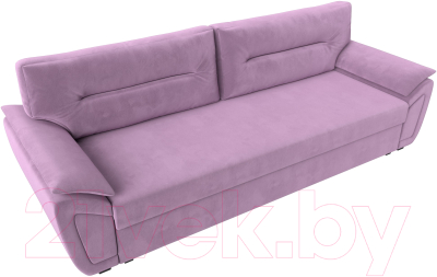 Диван Лига Диванов Нэстор Лайт (микровельвет сиреневый)