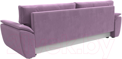 Диван Лига Диванов Нэстор Лайт (микровельвет сиреневый)