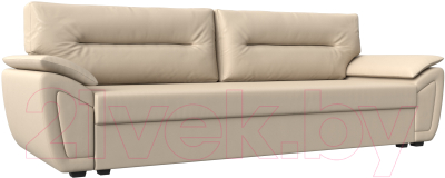 Диван Лига Диванов Нэстор Лайт (экокожа бежевый) - фото