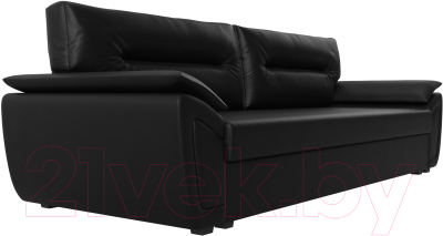 Диван Лига Диванов Нэстор Лайт (экокожа черный)