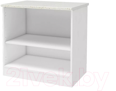 Шкаф-стол кухонный Stolline Уют СТЛ.275.04МСТ (белый/дуб сонома)