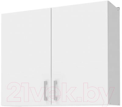 Шкаф навесной для кухни Stolline Уют 275.02 (белый/белый) - фото