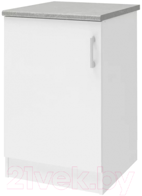 Шкаф-стол кухонный Stolline Уют 275.08МСТ (белый/белый) - фото