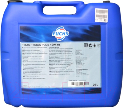 Моторное масло Fuchs Titan Truck Plus 10W40 / 601398711 - фото