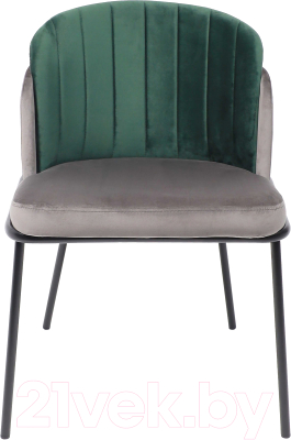 Стул Алвест AV 418 (графитовый бархат H-18/изумрудный H-30/черный)
