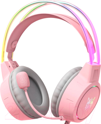 Наушники-гарнитура Onikuma X15 Pro Pink Star - фото