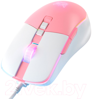 Мышь Onikuma CW916 Milky Pink - фото