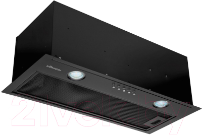Вытяжка скрытая Konigin Flatbox Full 60 (черный) - фото