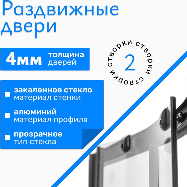 Душевой уголок Saniteco SN-801B (80x80)