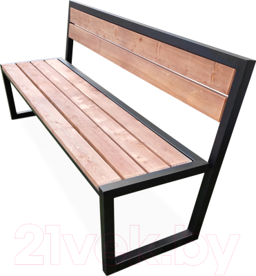 Скамья садовая СтальСнабДизайн Альфа - фото