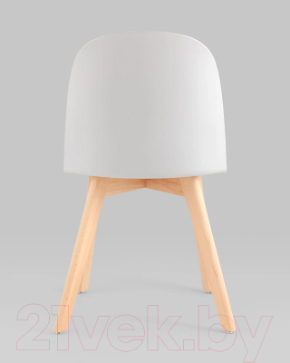 Стул Stool Group Fog с подушкой / SL-7022DM (светло-серый, деревянные ножки)