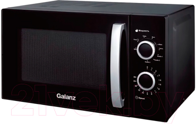 Микроволновая печь Galanz MOG-2009MB (черный) - фото