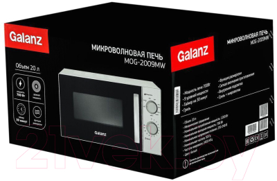 Микроволновая печь Galanz MOG-2009MW (белый)