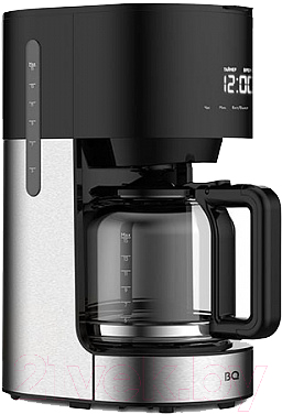 Капельная кофеварка BQ CM1001 (черный/стальной) - фото