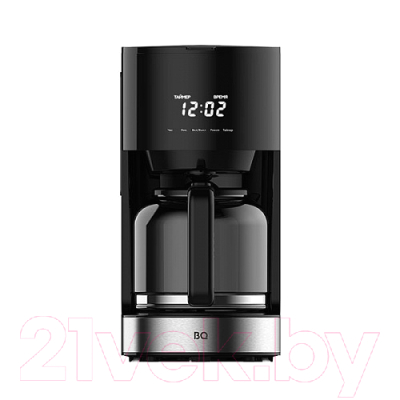 Капельная кофеварка BQ CM1001 (черный/стальной)