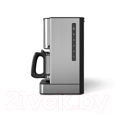 Капельная кофеварка BQ CM1004 (стальной/черный)