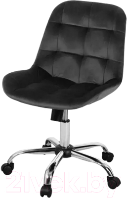 Стул офисный СоюзРегионПоставка Тоскана-лифт СРП-333 (эмаль/велюр Velluto 20 черный) - фото