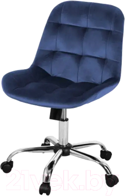 Кресло офисное СоюзРегионПоставка Тоскана-лифт СРП-333 (эмаль/велюр Velluto 25 темно-синий) - фото