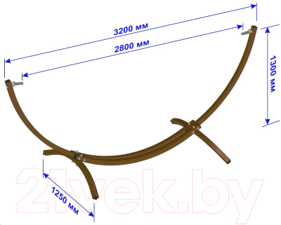 Стойка для гамака ИМпласт 15154