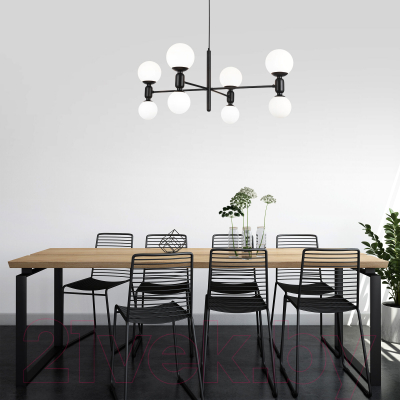 Люстра Евросвет 30182/8 (черный)