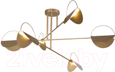 Потолочный светильник Евросвет 70148/6 (золото) - фото