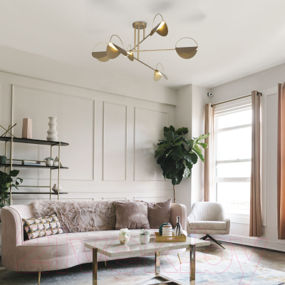 Потолочный светильник Евросвет 70148/6 (золото)