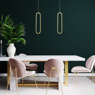 Потолочный светильник Евросвет 90269/1 (черный/золото)