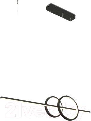 Люстра Евросвет 90265/1 (черный) - фото