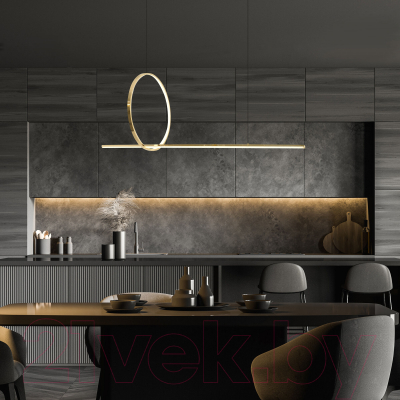 Потолочный светильник Евросвет 90266/1 (золото)