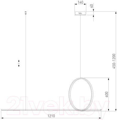 Потолочный светильник Евросвет 90266/1 (золото)