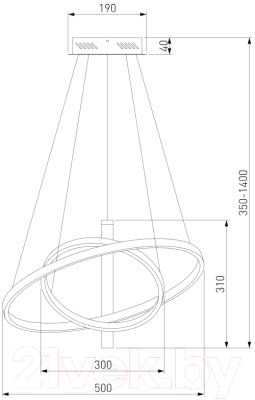 Люстра Евросвет 90270/1 (черный)