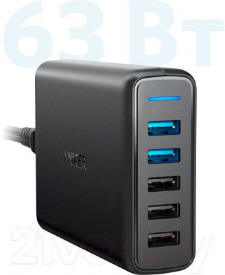 Адаптер питания сетевой Anker PowerPort Speed5 A2054 / ANK-A2054L11-BK