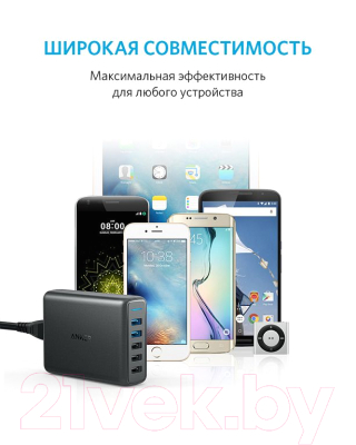 Адаптер питания сетевой Anker PowerPort Speed5 A2054 / ANK-A2054L11-BK
