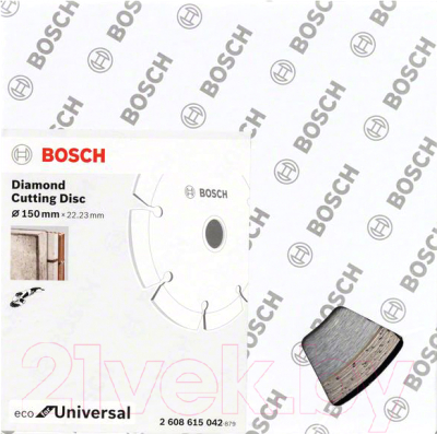 Отрезной диск алмазный Bosch 2.608.615.042