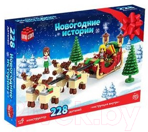 Конструктор Unicon Новый год Сани Санты / 6753935 - фото