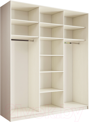 Шкаф-купе Евва 18 BBZ.03 / АЭП ШК.3 03 (бодега/жемчуг зерно)