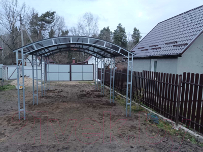 Навес для автомобиля ИМпласт 3.7х6м / 15152