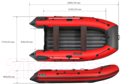 Надувная лодка Reef Тритон / RF-T340ND