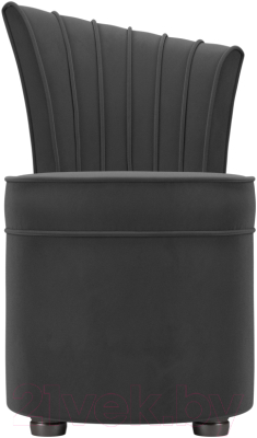 Кресло мягкое Лига Диванов Ирис (велюр серый)