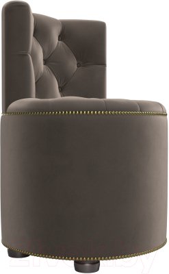 Пуф Лига Диванов Саваж (велюр коричневый)