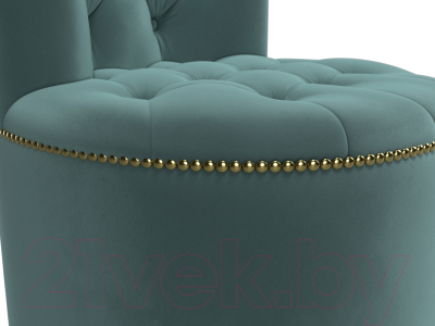 Пуф Лига Диванов Саваж (велюр бирюзовый)