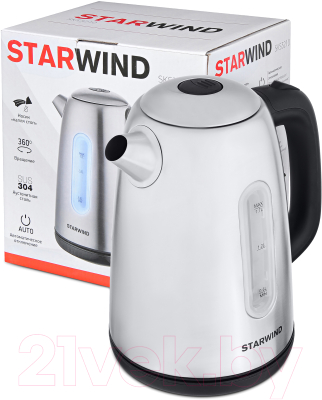 Электрочайник StarWind SKS3210 (серебристый)