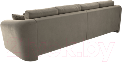 Диван Лига Диванов Милтон / 109775 (микровельвет бежевый)