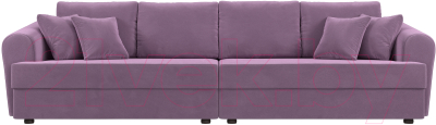 Диван Лига Диванов Милтон / 109781 (микровельвет сиреневый)
