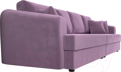 Диван Лига Диванов Милтон / 109781 (микровельвет сиреневый)