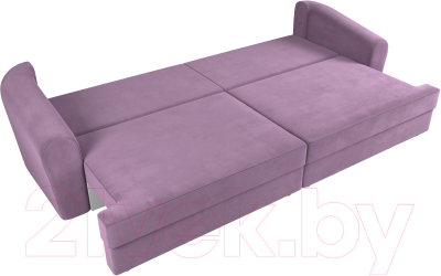 Диван Лига Диванов Милтон / 109781 (микровельвет сиреневый)