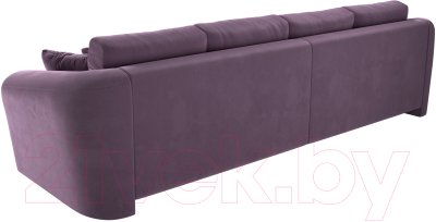 Диван Лига Диванов Милтон / 109781 (микровельвет сиреневый)