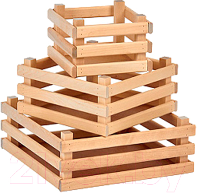 Набор ящиков для хранения Polini Kids Home Boxy / 0003156 - фото