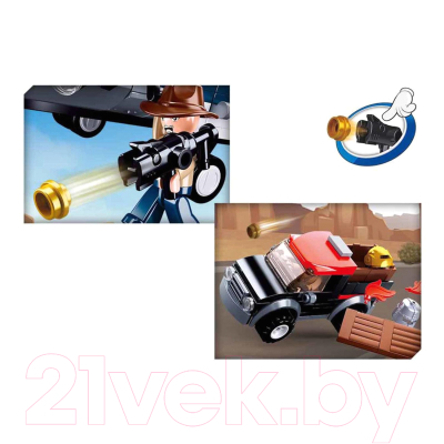 Конструктор Sluban Полицейский вертолет / M38-B0656